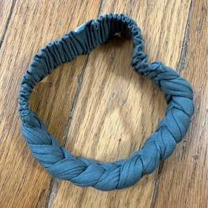 Kate Quinn Green Stretchy Braided Headband Size L 12-24 Months